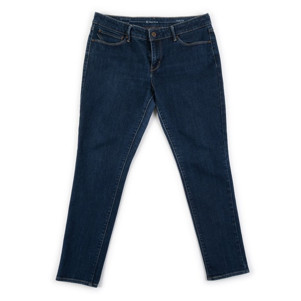LEVI'S Demi Curve Modern Rise Skinny dark wash jeans size 31